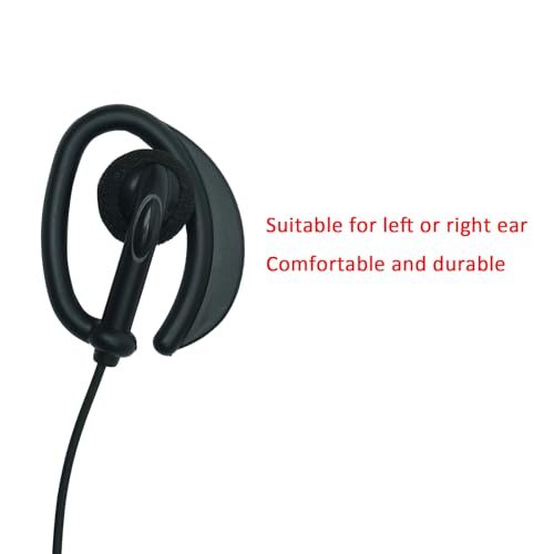 2-Pin G-Shape Earpiece Compatible with TK-3107 UV-5R 2-Pack