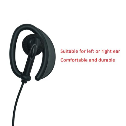 2-Pin G-Shape Earpiece Compatible with TK-3107 UV-5R 2-Pack