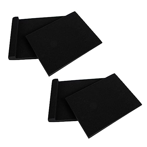 KESYOO 2pcs Acoustic Sponge Sound Isolation Cushions Noise Isolation Mat for Studio Monitors Shockproof Speaker Pads Reduces Vibrations Unwanted Resonance