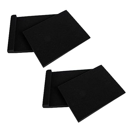 KESYOO 2pcs Acoustic Sponge Sound Isolation Cushions Noise Isolation Mat for Studio Monitors Shockproof Speaker Pads Reduces Vibrations Unwanted Resonance