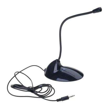 Computer Microphone Plug &for Play Desktop Omnidirectional Condenser PC Laptop Mic Perfect for Video Conferencing, Dicta