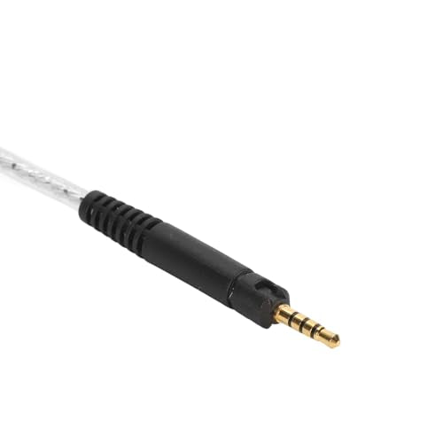 Silver Plated Detachable Headphone Replacement Cable with 2.5mm, 3.5mm, 4.4mm Plugs for HD518 HD558 HD598 HD569 HD579 HD599 — Lossless Sound, TPE Jacket, Gold - Plated C