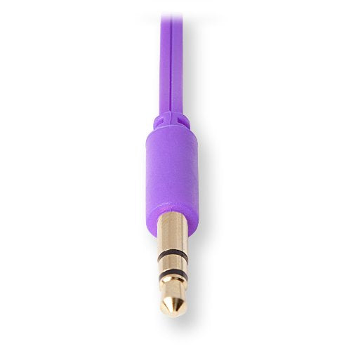 ReTrak Retractable Headphones Splitter, Purple ( ETCABLESPLRL) - color: Purple