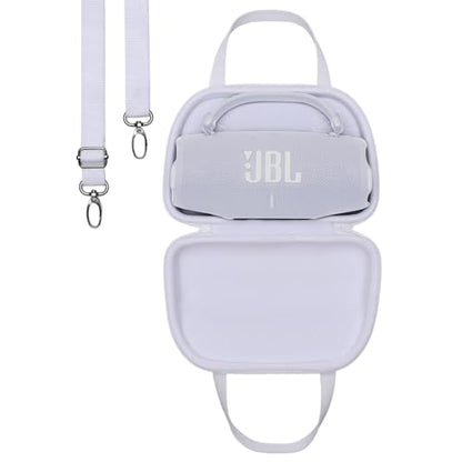 LTGEM Case Compatible with JBL Charge 6 /Charge 5 /Charge 4 Portable Speaker with Removable Strap, White - color: 8.White