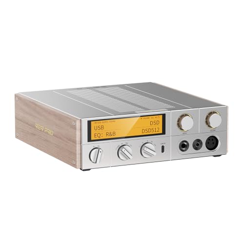 FIIO K17 R2R Desktop DAC and Headphone Amplifier, Fully Balanced, Roon Ready, AirPlay, NAS Playback, 4000mW x2 Output (Silver) - color: Silver 2026