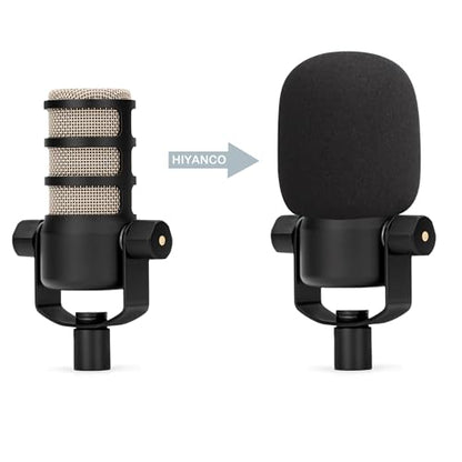 Podmic Pop Filter Microphone Windscreen Foam Mic Cover for Rode PodMic Broadcast Mic Large-Diaphragm Microphone to Block Out Plosives