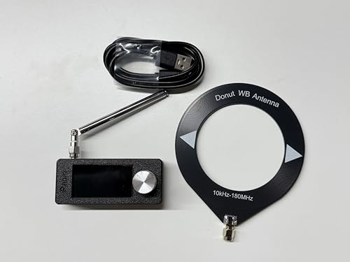 Raddy Mini All-Band DSP Radio, Si4732 Pocket FM/SW/MW/VHF Receiver | LSB/USB modes, 1.9-inch color screen, headphone amp, telescopic & donut antenna