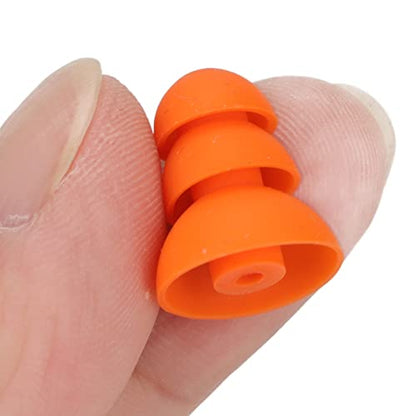 4 Pairs Replacement Silicone Ear Tips for Se846 Se535 Se215 and Inner Hole 2.0‑3.5mm Earbud, Great Seal and Sound Isolation, Silicone Replacement Earbud Ear Buds Tips, Ergonomic Design