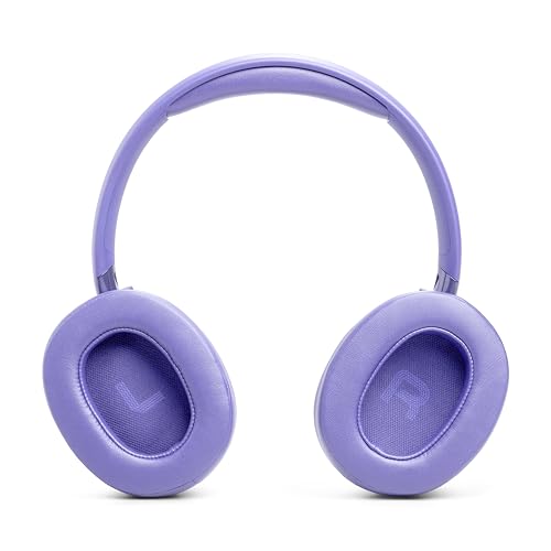 JBL Tune 780NC - Wireless Over-Ear Adaptive Noise Cancelling Headphones with Powerful Hi-Res JBL Pure Bass Sound and Spatial Sound, with Up to 76 Hours of Battery Life, Plus Speed Charge (Lavender) - color: Purple