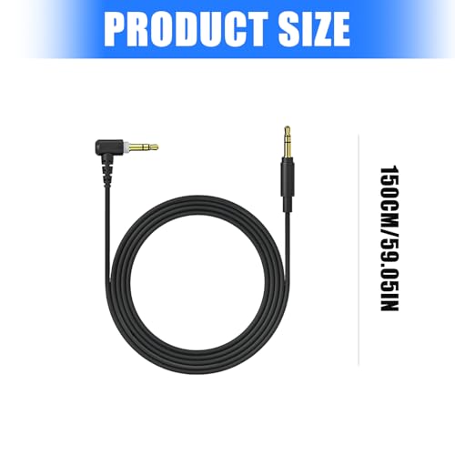 Flexible PVC Music Cable Right Angles Connectors for Tight Space TangleFree Design for 100A H600A 100ABN H800 H9OON 1A 1R Headphone Cable
