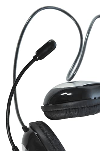 Califone Headset ON-Ear W/GOOSENECK Microphone - 3.5MM - Black NEOTECH 1025MT - Each