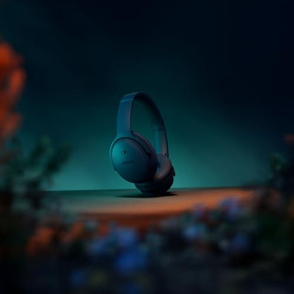 Bose QuietComfort Headphones - Wireless Bluetooth Headphones, Active Over Ear Noise Cancelling and Mic, USB-C Charging, Deep Bass, Up to 24 Hours of Playtime, Twilight Blue - Limited Edition Color | Wireless Bluetooth, Active Over-Ear Noise-canceling and
