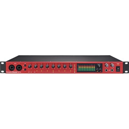 Focusrite Clarett+ 8Pre Rackmount 18x20 USB-C Audio/MIDI Interface Bundle with Kellards MID-P10T Pro MIDI to MIDI Cable 10 Feet (2 Pack), Kellards XLR-P20T Pro 20 ft XLR Microphone Cable (2 Pack)