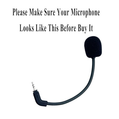 Replacement Game Microphone for Turtle Beach Recon 500 Stereo Studio Gaming Headsets,Detachable Noise Cancelling Crystal-Clear Game Voice Mic Boom, 2.5mm Jack