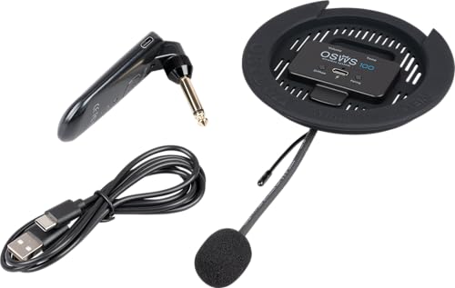 Ortega Wireless Soundhole Pickup System for Dreadnought Acoustic Guitars, 100 mm Soundholes (OSWS100-US)