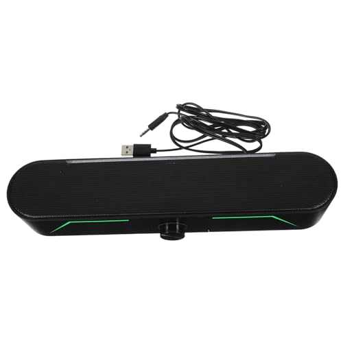 ARTIBETTER Soundbar Speaker Led Lighting Volume Wired Connection Compatible Tablets and Computers for Desktop Use and Home Audio Setup