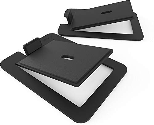 Kanto S6 Desktop Speaker Stands for Large Speakers (Black)