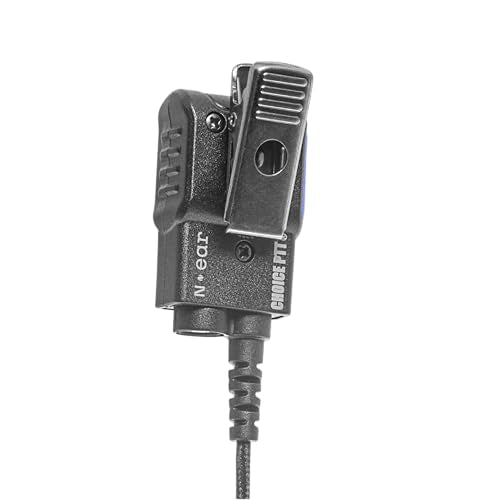 N-ear Choice™ PTT/Mic Tier 3 - Compact Radio PTT - Compatible with APX Next, APX1000, APX3000 to APX8000, APX900, Next, SRX2200, XPR6300, XPR6350, XPR6000 Series, XPR7000 Series Radios
