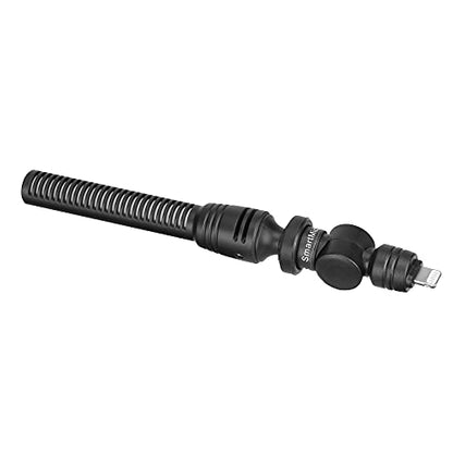 Saramonic SmartMic5 Di | Unidirectional Micro-Shotgun Microphone with Lightning for Apple iPhones and iPads for Videos, Vlogging, Live Streaming, Social Media Updates and More | Lightning connector with unidirectional pattern and shock mount for vlogging,