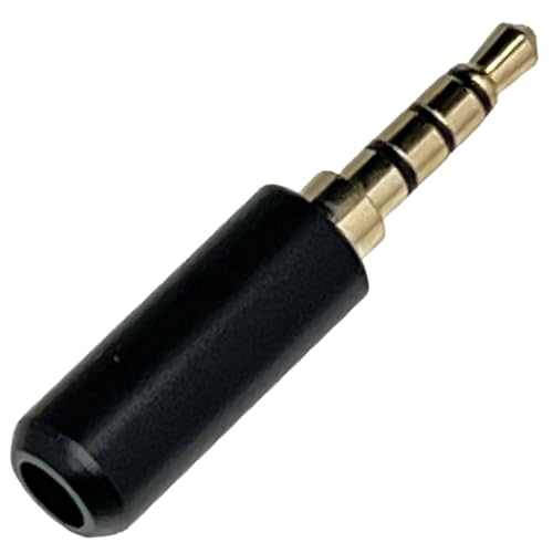 3.5mm TRRS 4-Pole Stereo Male Solder Plug, 10 Pack