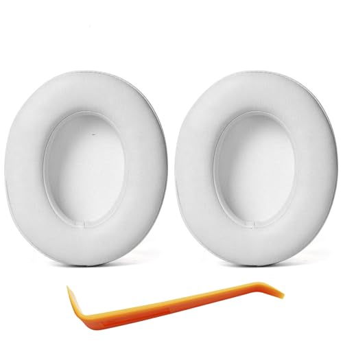 Replacement Ear Pads for Studio 2 & 3 Headphones Ear Cushions Headset Earpads Ear Cups Cover with Soft Protein Leather(Studio 3-White) - color: Studio 3-White
