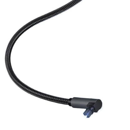 90 Degree Digital Optical Audio Cable 5.1 Right Angle SPDIF Cable for Blu-ray Player Soundbar Fiber Cable(HS90,1m) - color: HS90, size: 1m
