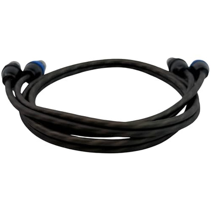 Sky High Car Audio 2 Channel Twisted 1.5 ft RCA Cables Coated 1.5' OFC 1 1/2 - size: 1.5 Feet
