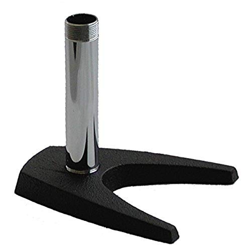 Audio2000'S AST4211 Desktop Microphone Stand with Cast-Iron U-Shaped Base