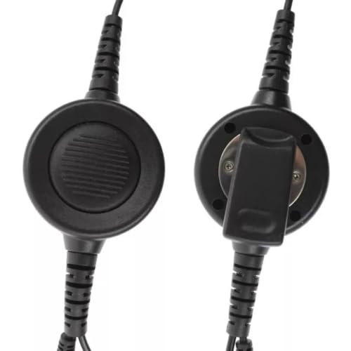 Tactical Throat Mic with Finger PTT Compatible for Baofeng Kenwood Earpiece | Compatible with BaoFeng UV-5RMini UV-5R/5RA/5RA+/5RB/5RC/5RD/5RE/5RE Plus/UV-82/BF-480/490/530/999/888/777/666S/777S/888S