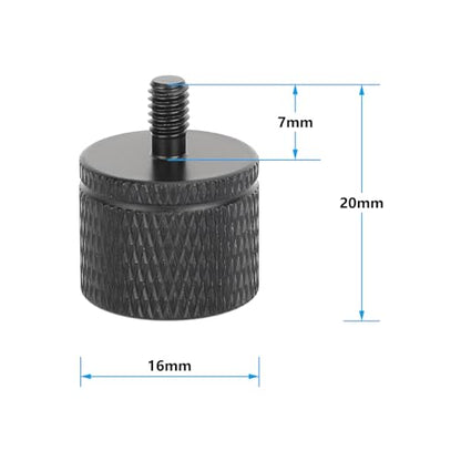 M4 Male to 1/4"-20 Female Thread Screw Adapter(5 Pieces)