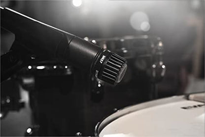 Shure SM57 Pro XLR Dynamic Instrument Microphone | Cardioid dynamic mic for studio and live instruments, drums, percussion and amp miking; recording-ready