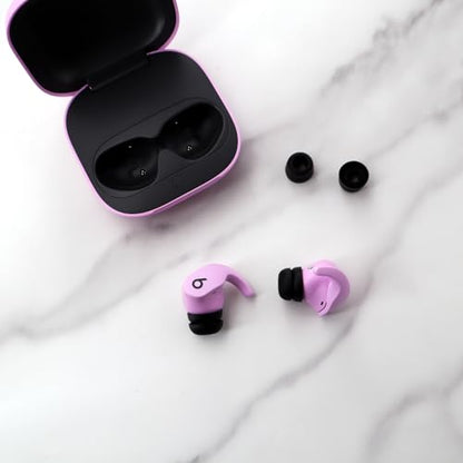 for Beat Solo Buds Ear Tips, 6 Pairs Double Flange Replacement Noise Reduce Silicone Flexible Eartips Gel Earplug Accessories Compatible with Beat Solo Buds/Studio Buds + / Fit Pro - Black