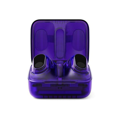 Sony INZONE Buds Wireless Noise Cancelling Gaming Earbuds, Glass Purple | Perfect for PlayStation® 5, PC/PS5/Switch/Mobile, 48Hr Battery with Case, Low Latency 2.4GHz USB-C Dongle, Truly Wireless