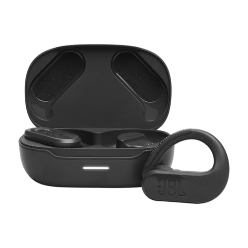 JBL Endurance Peak 3 - Dust and Water Proof (IP68) True Wireless Active Earbuds, JBL Pure Bass Sound, Up to 50 Total Hours of Playback with Speed Charge, Ambient Aware & Talk Thru (Black) - color: Black