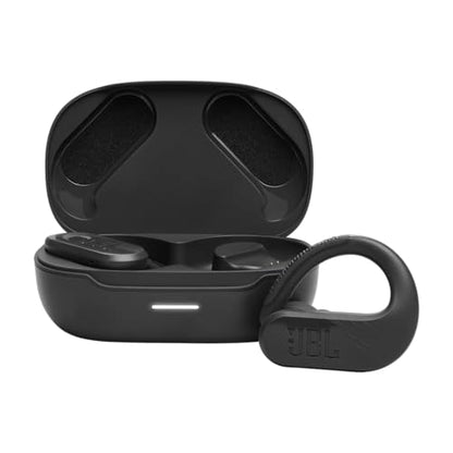 JBL Endurance Peak 3 - Dust and Water Proof (IP68) True Wireless Active Earbuds, JBL Pure Bass Sound, Up to 50 Total Hours of Playback with Speed Charge, Ambient Aware & Talk Thru (Black) - color: Black