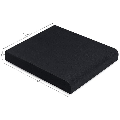 Studio Monitor Isolation Pads Pair, Reduce Vibrations Fits 6.5-8 Inch Large Speakers & Most Stands Pair | SMPad 8