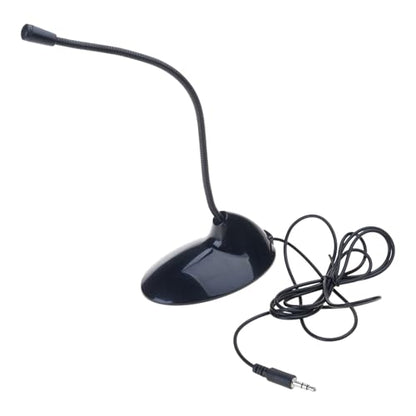 Computer Microphone Plug &for Play Desktop Omnidirectional Condenser PC Laptop Mic Perfect for Video Conferencing, Dicta