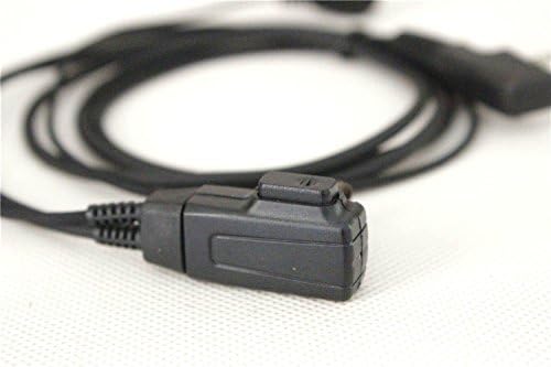 NSKI 2Pcs Air Acoustic Earpiece Headset for Two Way Radios UV-5R UV-B6 BF-888S UV-B6 UV-B5 Walkie Talkies 2-Pin Jack