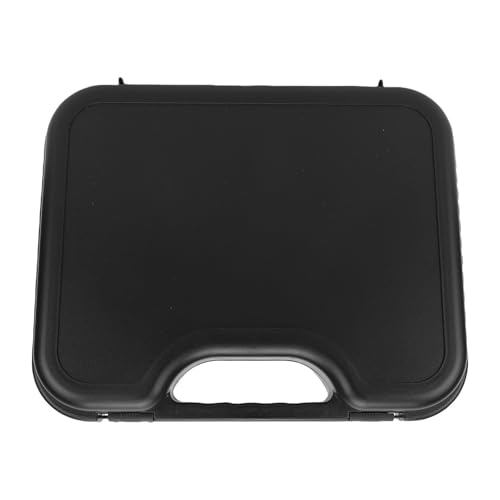 Jiawu Microphone Case, ABS Material Hard Case, Wireless Microphone with Detachable Foam Cradle Portable Handle for Wireless Mic System Studio Gig