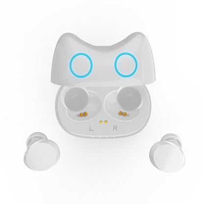 Wireless Earbuds, Bluetooth Headphones with Cartoon Charging Case, Built in Mic Ear Buds, Premium Sound Stereo, Deep Bass, Touch Control, IPX5 Waterproof, JE-10W_K2 - color: JE-10W_K2