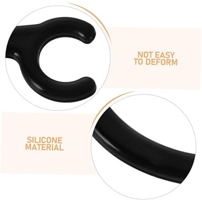 Sosoport 10pcs Anti-Slip Silicone Earbud Covers for Sports Comfortable Ear Hooks for Secure Fit Versatile Ear Tips for Enhanced Sound and Stability Compatible with Various Earphones