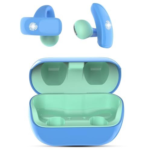 BANIGIPA Kids True Wireless Earbuds, Open Ear Headphones for Boy Girl Teen - color: Blue