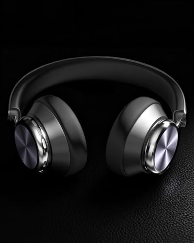 Wentronic Y03 Bluetooth Headphones Wireless Active Noise Cancelling Over Ear Headphones 48 Hours Playtime High Sound Quality 6 EQ Music Mode Headphones with Soft Ear Cushion - Grey - color: Grey