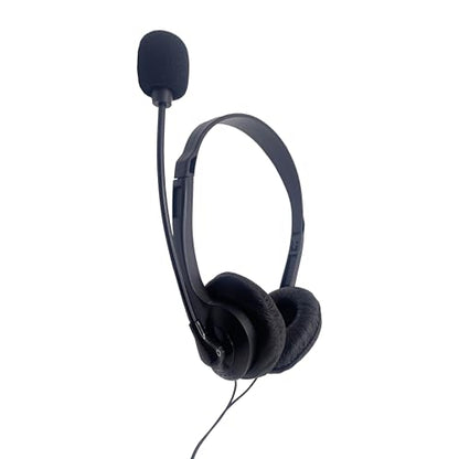 Soundnetic Bulk USB Headsets with Mic 100 Pack Budget Stereo Headphones with Boom Microphone – Ideal for Classrooms, Offices, Remote Work - size: 100 Pack