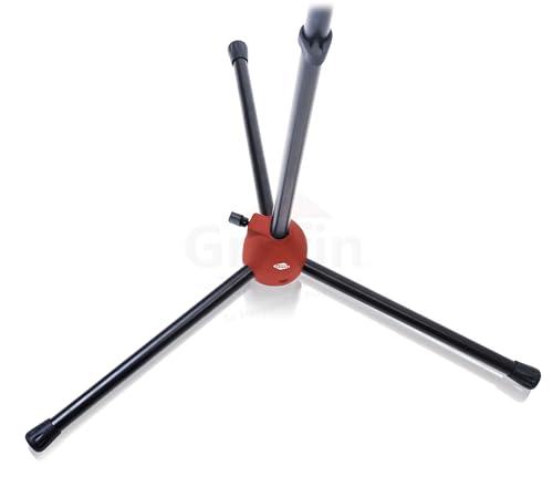 GRIFFIN 5 Pack Mic Boom Stands with Telescoping Arms & Microphone Clips (StageLOCK Series) – Adjustable Tripod Mounts for Studio, DJ, Karaoke Use