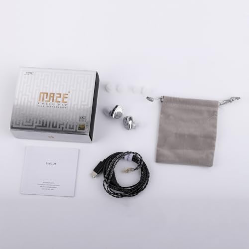 Linsoul SIMGOT EW200 10mm SCP Diaphragm Dynamic Driver IEM in-Ear Earphones | with All Metal Body, Detachable 0.78mm 2pin Silver-Plated OFC Cable for Audiophiles Musicians, Type-C DSP with Mic - style: EW200 DSP