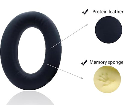 QC45 Replacement Ear Pads are Compatible with Bose QuietComfort 45 (QC45)/QuietComfort SE (QC SE) Headphones. Akkiv Earpads Cushions with Protein Leather and Memory Foam (Deep Sea Blue) - color: Deep Sea Blue