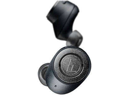 Audio-Technica ATH-ANC300TW QuietPoint Wireless Active Noise-Cancelling in-Ear Headphones, Black