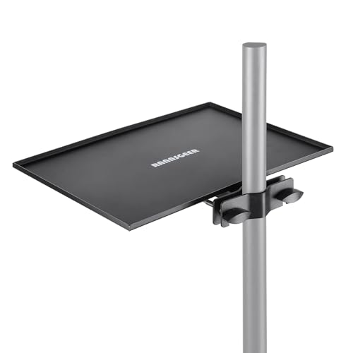 Heavy Duty Metal Tray, 11.8x15.8 | For Tripod Speaker Stand, For Mobile TV Stand - size: 11.8" x 15.8"