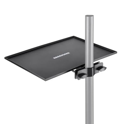 Heavy Duty Metal Tray, 11.8x15.8 | For Tripod Speaker Stand, For Mobile TV Stand - size: 11.8" x 15.8"